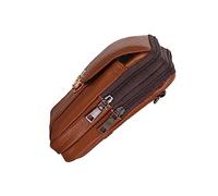 COLLBATH Three Layers Change Bag Men Cowhide Phone Bag Multi-Functional Waist Pouch Belt for Business Travel Leisure