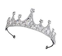 COLLBATH Tiara Party Crowns Headbands Kids Crown Headband for Girls Gothic Queen Crown Kids Crowns Headbands Goddess Crown Red Crown Rhinestone Accessories Flower Girl Child