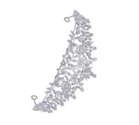 COLLBATH Tiara Wedding Headpiece Bride Crown Wedding Decoration Crown for Women Pageant Bridal Crowns Accesorios Para Mujer Bridal Headpieces for Party Crowns for Women Rhinestones Silver