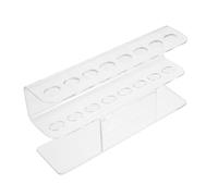 COLLBATH Transparent Acrylic Tweezers Holder Eyelash Tweezer Stand for Beauty Salon Storage and Organization Portable Lightweight Rack for Home and Professional Use