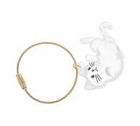 COLLBATH Transparent Cat Hair Storage Keychain Bottle Pet Hair Keepsake Box for Memorial Collection Portable Capsule Pendant for Organizing and Preserving Dog and Memories Tidy Home