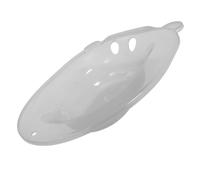 COLLBATH Transparent Gray Sitz Bath Basin for Postpartum Care Thickened Material Large Space Design for Comfortable Home Toilet Use Easy to Clean and Maintain Essential Bathroom Hygiene for