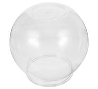 COLLBATH Transparent Plastic Fish Bowl Small Round Aquarium for Goldfish and Turtles Durable and Unbreakable Desktop Decorative Tank for Home Office Use