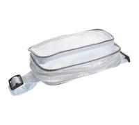 COLLBATH Transparent PVC Waist Bag with Belt Anti-Static Storage Pouch for Outdoor Sports and Travel Unisex Clear Fanny Pack for Small Items and Phones