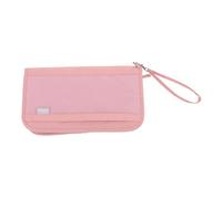 COLLBATH Travel Passport Holder RFID Blocking Travel Document Organizer Compact Oxford Cloth Wallet with Boarding Card Slots for Men Women Portable Accessory
