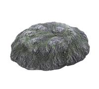 COLLBATH Turtle Basking Platform Floating Dock Resin Rock Cave Aquarium Ornament Stable Climbing Ramp Resting Terrace for Reptile Habitat Terrarium Tank