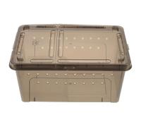 COLLBATH Turtle Tank with Lid Animal Heater Tortoise Accessories Fish Tortoise Food Tortoise House Aquarium Escaping Tank Breeder Tortoise Habitat Air Frog Platform Terrarium Gecko Plastic