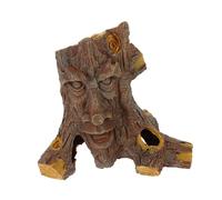 COLLBATH Twisted Tree Shelter Reptile Hide Cave Decor for Leopard Gecko Snake Bearded Dragon Tortoise Vivarium