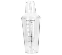 COLLBATH Two-Stage 700ml Cocktail Shaker with Scale, Milk Tea Mixer and Wine Mixing Cup for Home Bar Use, Manual Hand Shaker for Drinks and Cocktails