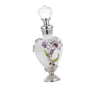 COLLBATH Vintage Refillable Perfume Bottle Elegant Empty Glass Container for Essential Oils Portable Travel Unique Middle Eastern Design for Friends and Family
