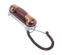 COLLBATH Vintage Retro Desktop and Wall Mount Landline Phone with Redial Function and Versatile Placement, Plastic and Metal Construction, for Hotel and Office Use