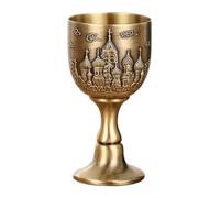 COLLBATH Vintage Small Drinking Cup Creative Retro Wine Glass for Home Bar Party Reusable Unbreakable Whiskey Shot Glass for Hot Cold Beverages