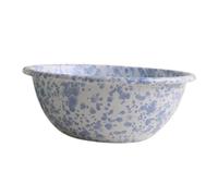 COLLBATH Vintage Style Enamel Bowl for Home and Restaurant Creative Retro Food Container with Smooth Surface Easy to Clean and Carry for Soup Salad Rice Premium Healthy Material Kitchen