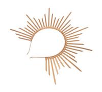 COLLBATH Vintage Sunburst Spike Crown Headpiece for Halloween Cosplay with Striking Spiked Versatile Gothic Tiara for Festivals Weddings Costume Parties and