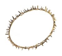 COLLBATH Vintage Thorn King Crown for Party and Birthday Metal Renaissance Jewelry Unisex Headband Unique Barbed Design Accessory for Prom Wedding Festival