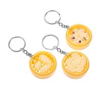 COLLBATH Vivid Simulated Food Pendants Key Ring Pendants Practical Keychains for Boys and Girls Random Style