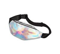 COLLBATH Waist Bag for Bags Transparent Girl Bike Accessories See Hobo Bike Accessory Clear Travel Pouch Fashion Shiny Belt Bag Fanny Holder Messenger Through Bum PVC Silver