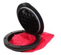 COLLBATH Waterproof Kayak Accessories Marine Hatch Cover Excellent Sealing Performance Nylon and Plastic Canoe Hatch Lid Outdoor Use Black Marine Sealing Cover