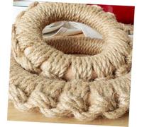 COLLBATH Wear-resistant Woven Hot Dish Holder Mat Multi-function Heat-resistant Pot Pad for Kitchen Countertops Reusable Medium Trivet for Pans and Hot Dishes Protects Surfaces From Heat