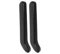 COLLBATH Wheelchair Armrest Replacement Pads 1 Pair Black PU Foam Soft Cushioned Arms with 8.5 or 14cm Hole Spacing for Drive Wheelchair Accessories