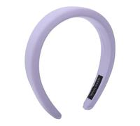 COLLBATH Wide Sponge Hairband for Women Thick Pure Color Headband for Face Washing and Hair Styling Lightweight Hair Accessory Fashionable Cream Purple Design