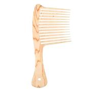 COLLBATH Wide Tooth Hair Care Comb for Men and Women Smooth Detangling Styling Comb for Thick Curly Wavy Hair Anti-static Hairdressing Tool Comfortable Grip