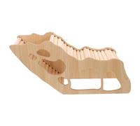 COLLBATH Wooden Hamster House Hideout Habitat Castle Hideout for Hamster Guinea Pig Rat Small Rabbit