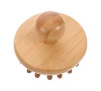 COLLBATH Wooden Mushroom Shape Body Massage Tool Manual Massage Comb for Neck and Shoulder Relief Natural Beech Wood Portable Self-Massage Tool for Relaxation and Stress Relief