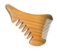 COLLBATH Wooden Scalp Comb Massage Tool Portable Verawood Hair Comb for Dandruff Removal No Static Wide Tooth Design for Wet Dry Hair Suitable for Women Men