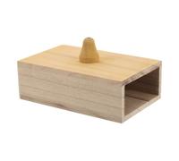 COLLBATH Wooden Tuning Fork Resonance Box Lightweight Structure Easy Operation for Hearing Test and Sound Relaxing Size 5.8x3.5x2.8in Suitable for Sound or Music Activities and Spa