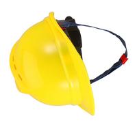 COLLBATH Yellow Ventilated Construction Hard Hat with V-Shaped Insert Liner, Thickened Safety Helmet for Building Sites, Industrial Work