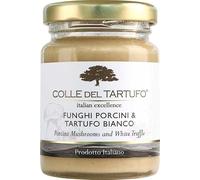 Colle Del Tartufo - Italian White Truffle Cream & Porcini Mushrooms - 180g (Net weight), Glass Jar.