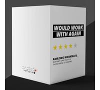 Colleague New Job Card Would Work With Again Funny Leaving Card, A5 Size, Blank Inside Sorry You're Leaving