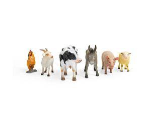 CollecA Farm Figurines Starter Pack - Includes 6 Animals