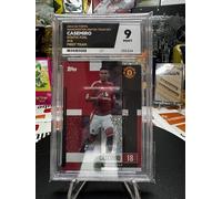 Collect-a-Bubbles | 2024-25 Topps Manchester United Team Set | 2025 - Casemiro - 13 - Static Foil - First Team | Ace Graded 9 | Certificate Number 355324