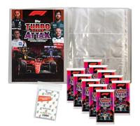collect-it.de MY HOME OF CARDS + TOYS Exclusive storage sleeves in bundle with Turbo Attax Formula 1 2022 - 1 empty folder + 10 boosters