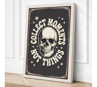Collect Moments Not Things Canvas Wall Art Print 18x12 Inch