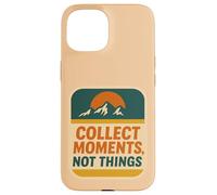 Collect Moments Not Things Retro Adventure Vibe Case for iPhone 15