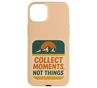 Collect Moments Not Things Retro Adventure Vibe Case for iPhone 15 Plus