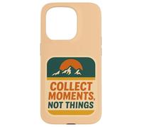 Collect Moments Not Things Retro Adventure Vibe Case for iPhone 15 Pro