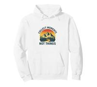 Collect Moments Not Things Retro Design Pullover Hoodie