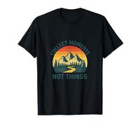 Collect Moments Not Things Retro Design T-Shirt