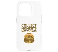 Collect Moments Not Things Vintage Design Case for iPhone 15 Pro