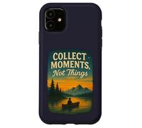 Collect Moments Not Things Vintage Nature Scene Case for iPhone 11