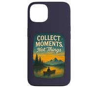 Collect Moments Not Things Vintage Nature Scene Case for iPhone 13