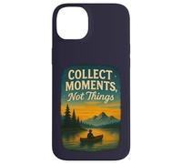 Collect Moments Not Things Vintage Nature Scene Case for iPhone 14 Plus