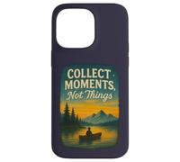 Collect Moments Not Things Vintage Nature Scene Case for iPhone 14 Pro Max
