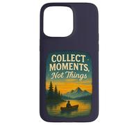 Collect Moments Not Things Vintage Nature Scene Case for iPhone 15 Pro Max