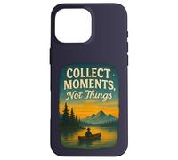 Collect Moments Not Things Vintage Nature Scene Case for iPhone 16 Pro Max