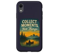 Collect Moments Not Things Vintage Nature Scene Case for iPhone XR